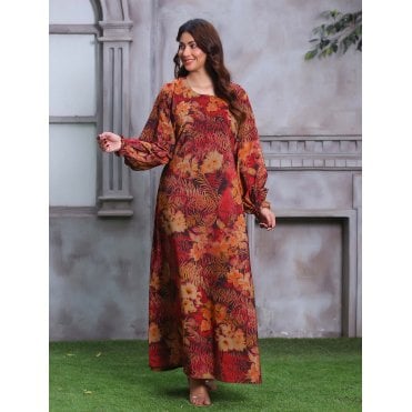 Digital Print Abaya – ML 32685
