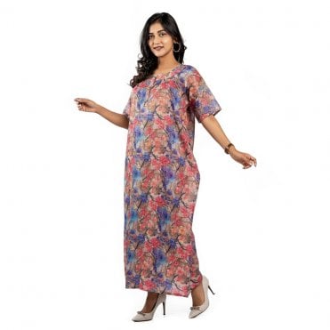 Digital Print Cotton Nighty – ML 82021