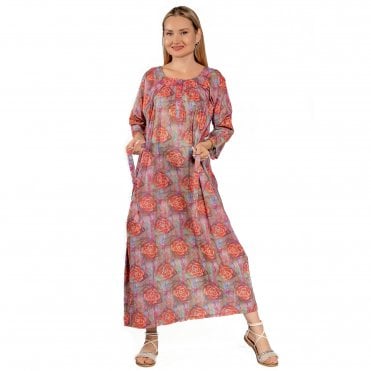 Digital Print Cotton Nighty – ML 82037