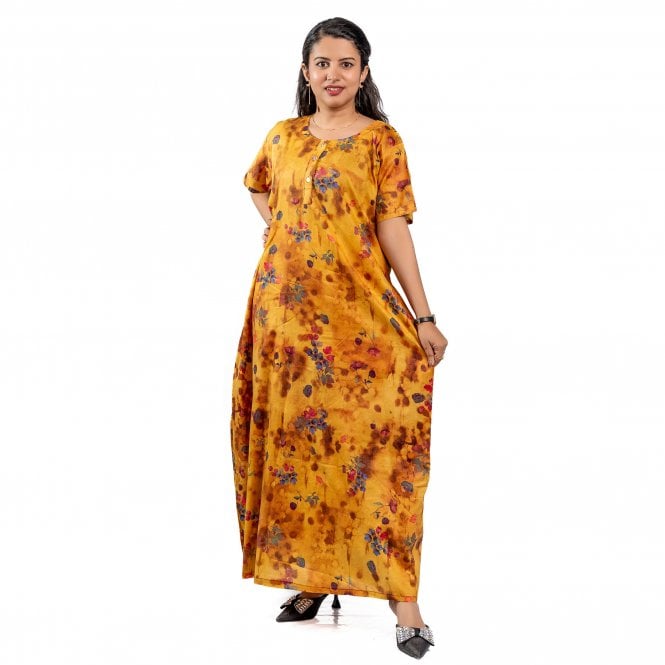 Digital Print Cotton Nighty – ML 82081