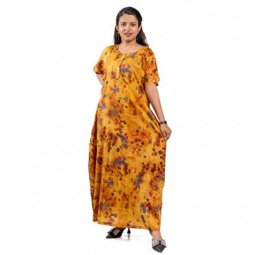 Digital Print Cotton Nighty – ML 82081