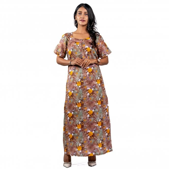 Digital Print Cotton Nighty – ML 82087