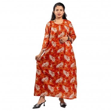 Digital Print Cotton Nighty – ML 82094