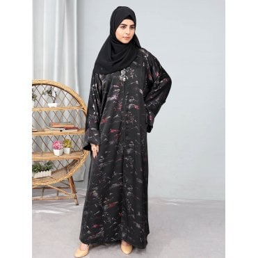 Elegant Jacket style Abaya with Inner part – ML 32846