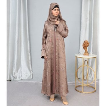 Elegant Jacket style Abaya with Inner part – ML 32847