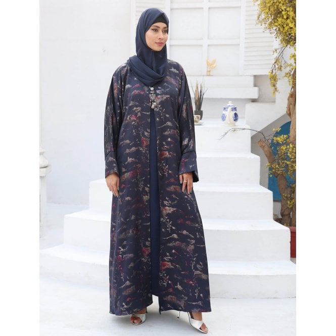 Elegant Jacket style Abaya with Inner part – ML 32848