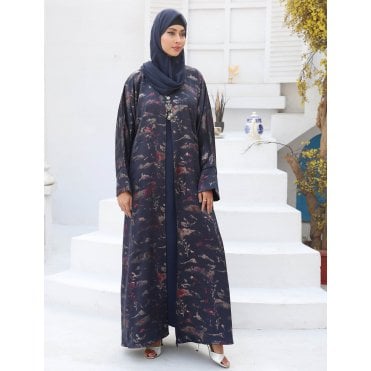 Elegant Jacket style Abaya with Inner part – ML 32848