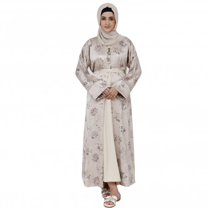 Elegant Jacket style Abaya with Inner part – ML 33014
