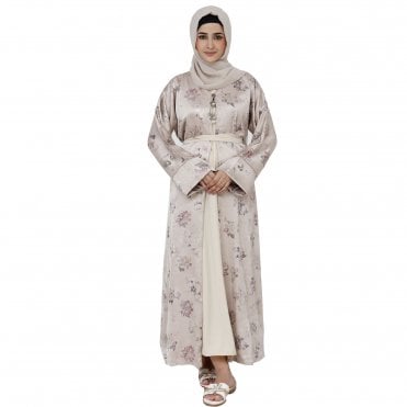 Elegant Jacket style Abaya with Inner part – ML 33014