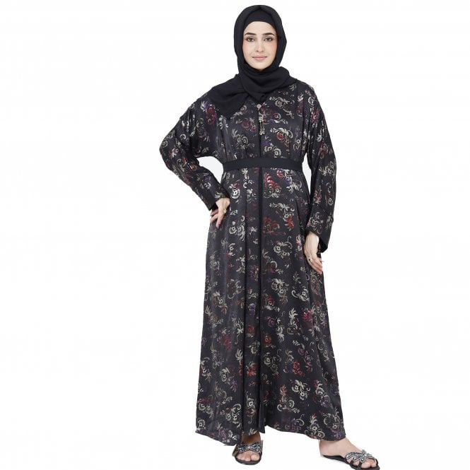 Elegant Jacket style Abaya with Inner part – ML 33015