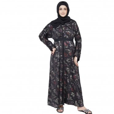 Elegant Jacket style Abaya with Inner part – ML 33015