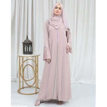 Elegant Jacket style Premium Abaya – ML 32849