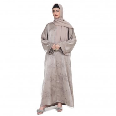 Elegant Jacket style Print Abaya – ML 32939