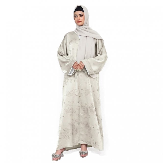 Elegant Jacket style Print Abaya – ML 32941