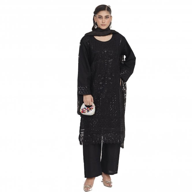 Embroidered Trouser Suit – ML 15142