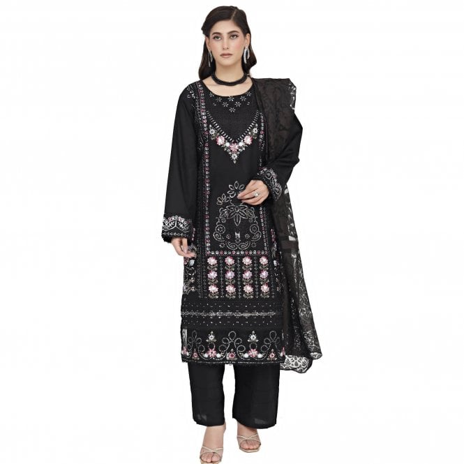 Embroidered Trouser Suit – ML 15147
