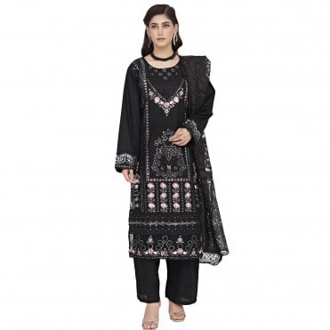 Embroidered Trouser Suit – ML 15147