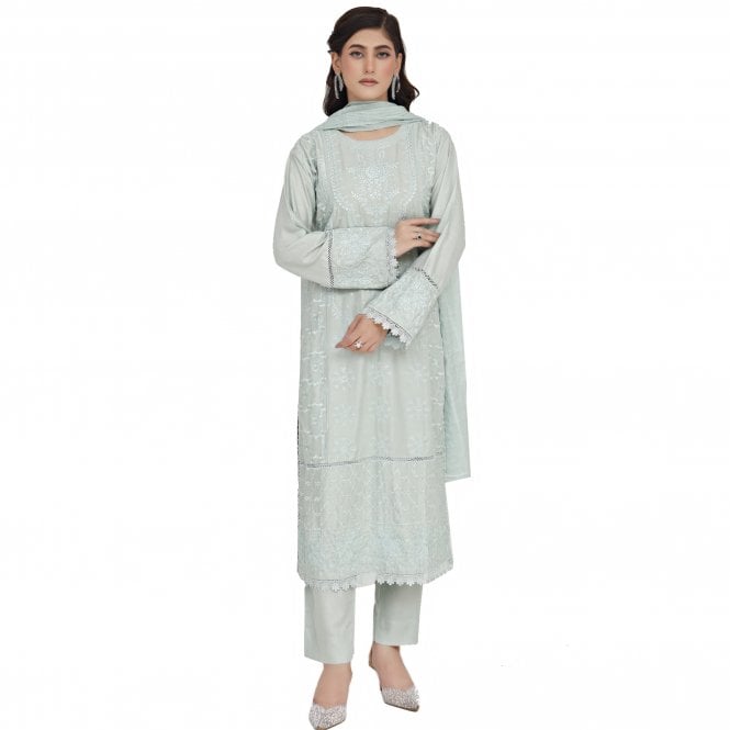 Embroidered Trouser Suit – ML 15148