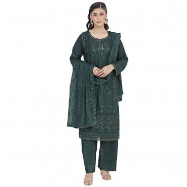 Embroidered Trouser Suit – ML 15152