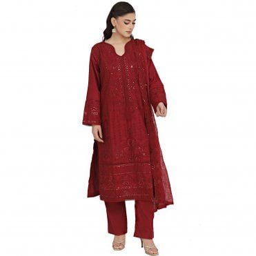 Embroidered Trouser Suit – ML 15155