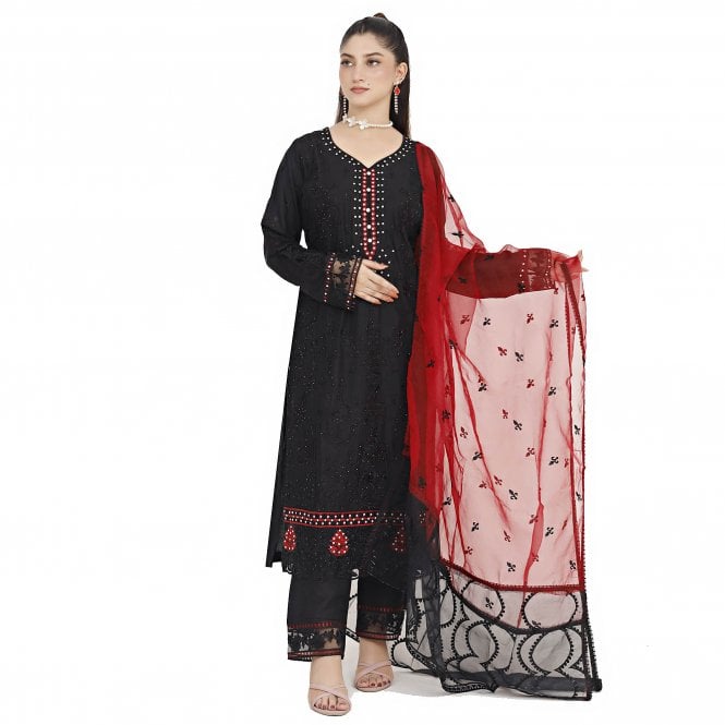 Embroidered Trouser Suit – ML 15157