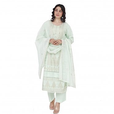 Embroidered Trouser Suit – ML 15162