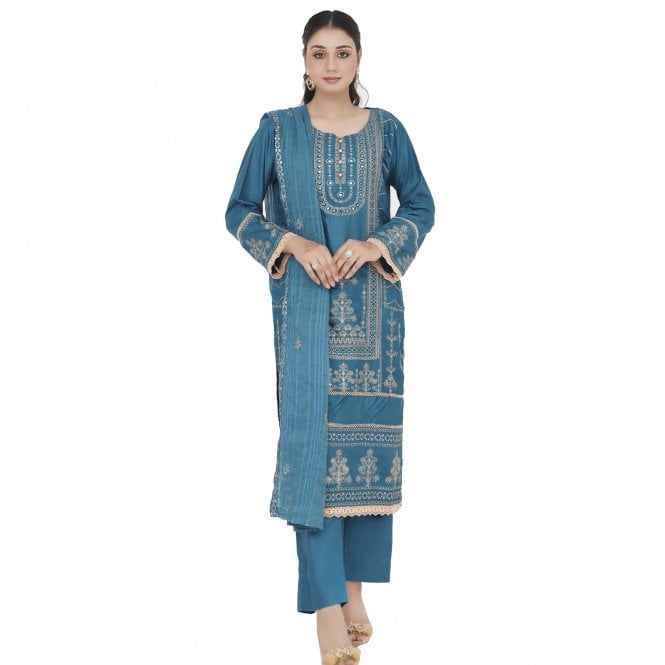 Embroidered Trouser Suit – ML 15163