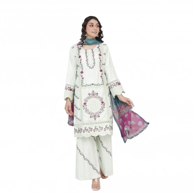 Embroidered Trouser Suit – ML 15167