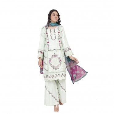 Embroidered Trouser Suit – ML 15167