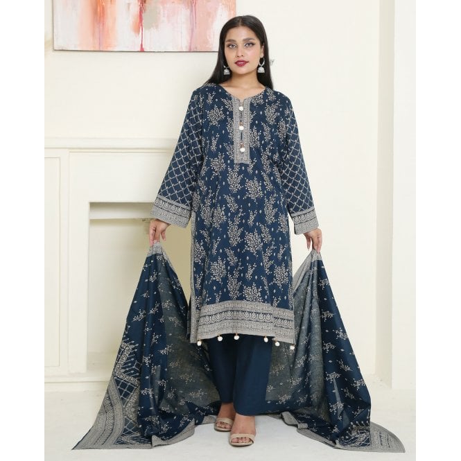 Lawn Trouser Suit: ML 14701
