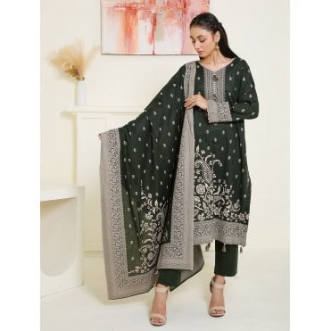 Lawn Trouser Suit: ML 14704