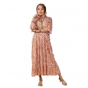 Long dress Linen ML 14784