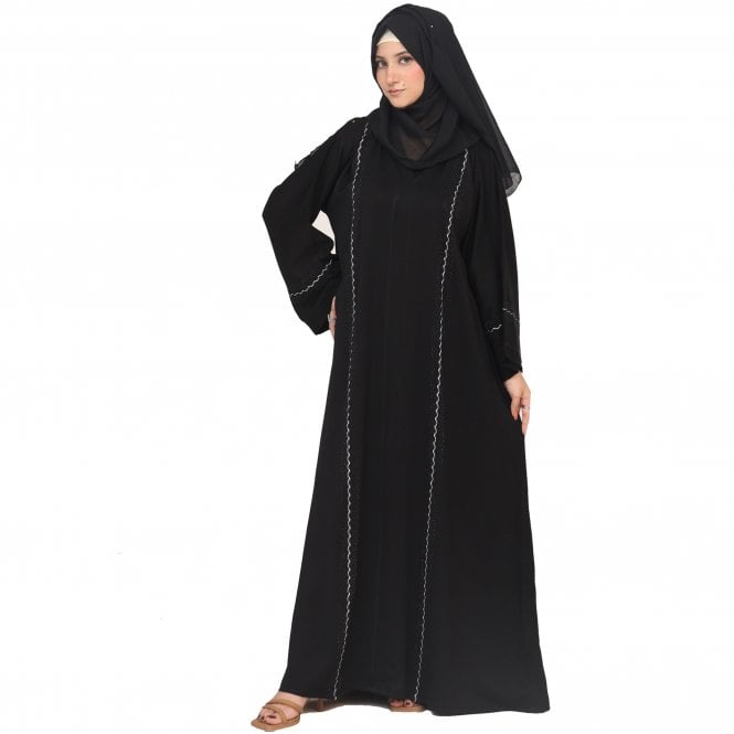 Luxury Mom - Daughter Stone Embellished Abaya - ML 33036
