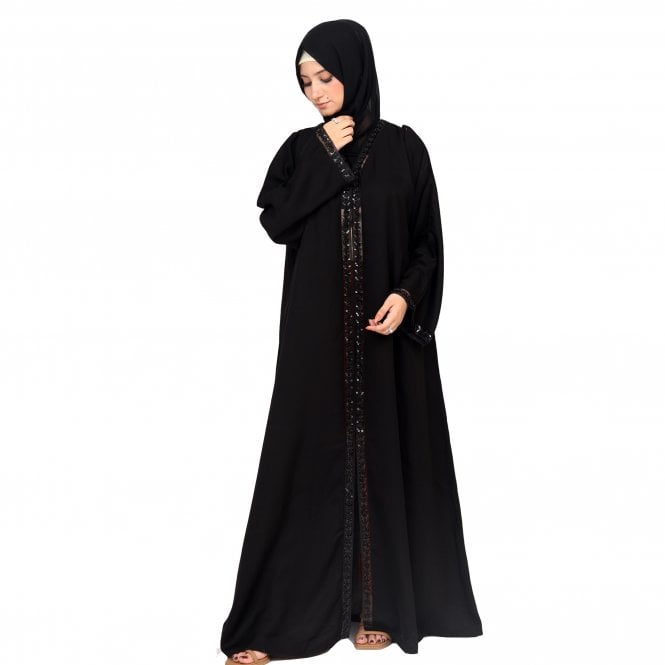 Luxury Stone-Embellished Abaya – ML 33031