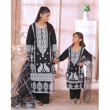 Mom and Daughter matchy styles Dress: ML 14586