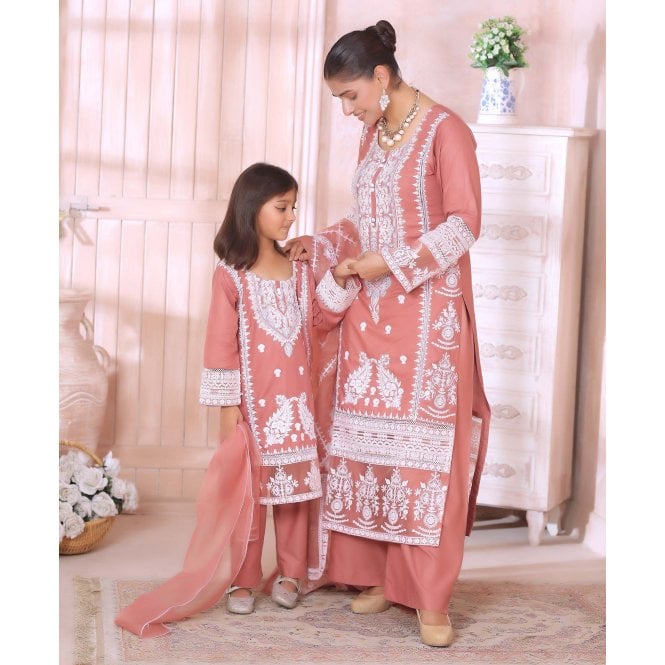 Mom and Daughter matchy styles Dress: ML 14588