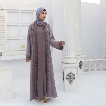 Premium Abaya with Inner – ML 32844