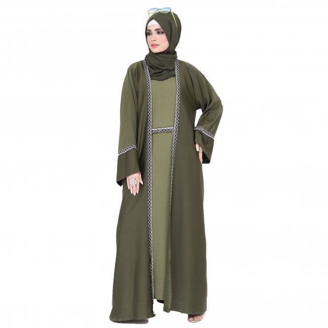 Premium Abaya with Inner – ML 32935