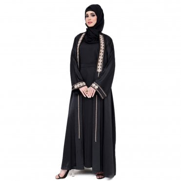 Premium Abaya with Inner – ML 32955