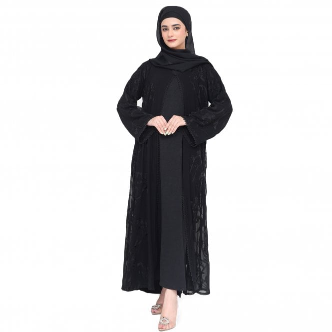 Premium Abaya with Inner – ML 32956