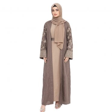 Premium Abaya with Inner – ML 32977