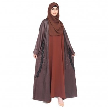 Premium Abaya with Inner – ML 32979