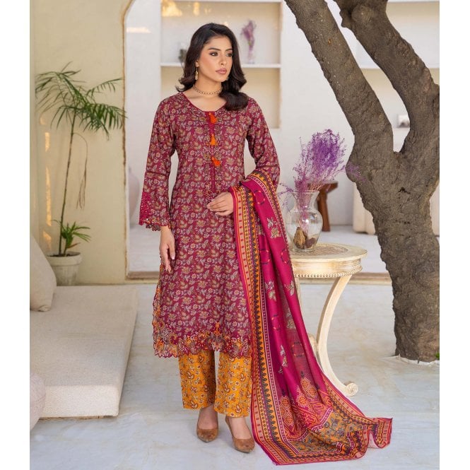 Premium Dhanak fabric Winter Suit Set: ML 14832