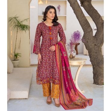 Premium Dhanak fabric Winter Suit Set: ML 14832