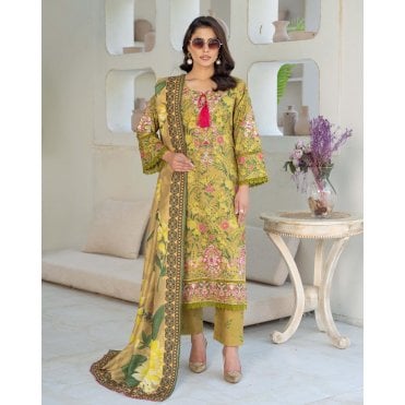 Premium Dhanak fabric Winter Suit Set: ML 14835