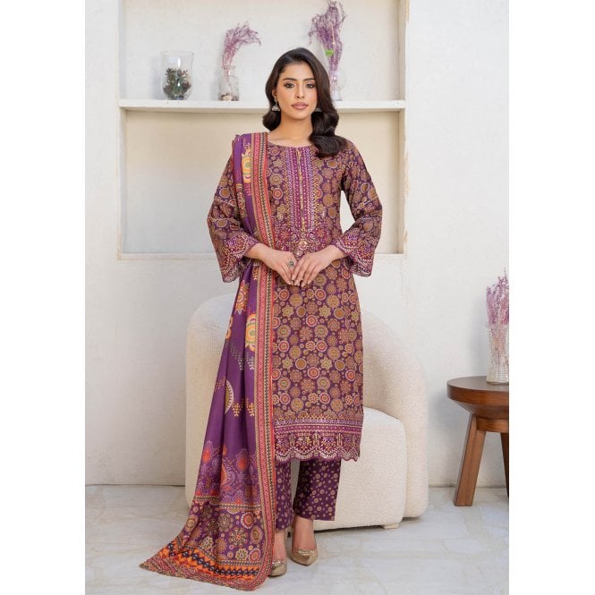 Premium Dhanak fabric Winter Suit Set: ML 14836
