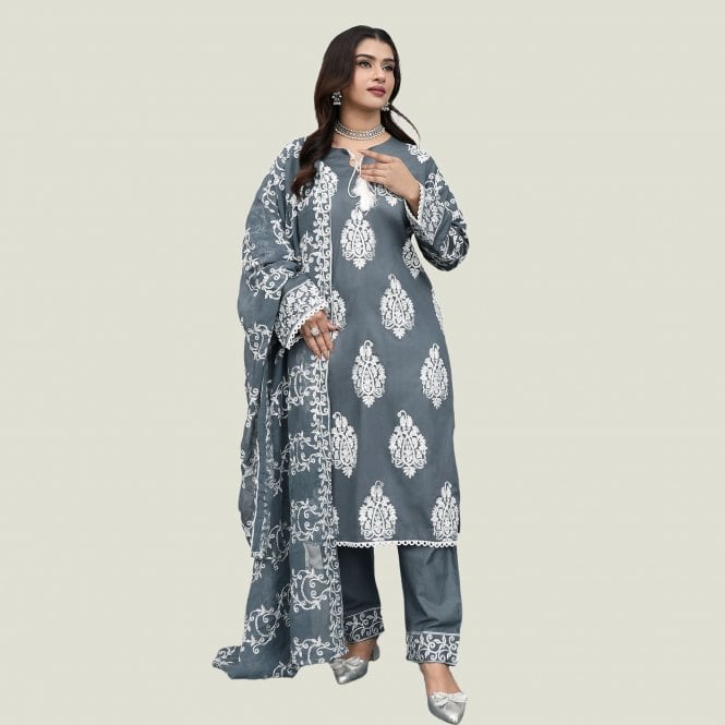 Premium embroidered Trouser Suit – ML 14910