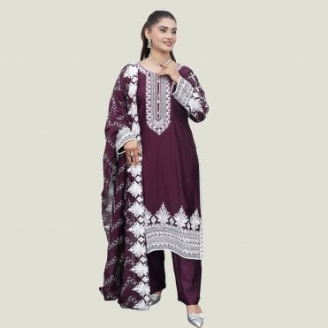 Premium embroidered Trouser Suit – ML 14915