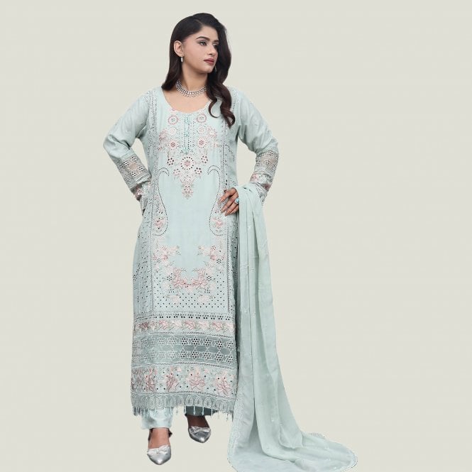 Premium embroidered Trouser Suit – ML 14919