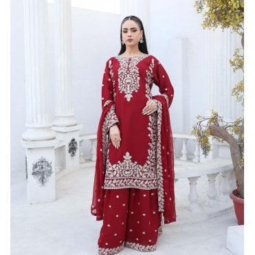 Premium embroidered Trouser Suit – ML 14994